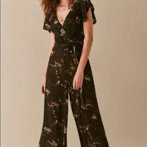 Urban outfitters Marie Prairie Wrap Jumpsuit